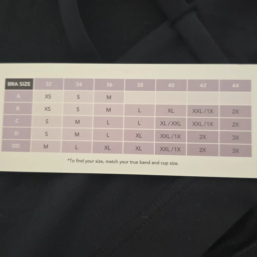 NWT Calia Women's Black Strappy Inspire Bra With Low Support- Size XL - Picture 4 of 4